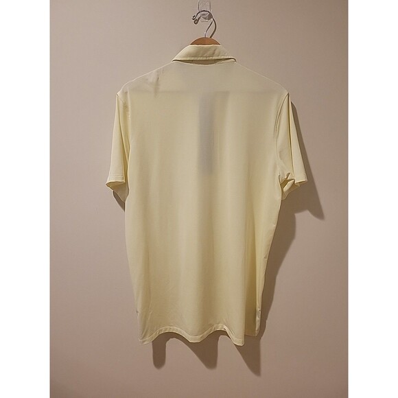 Greyson Polo Shirt Mens L Yellow Striped Performance Paako Ridge Golf Club - Picture 5 of 8